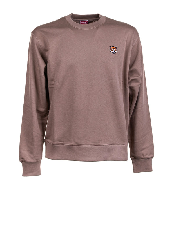 Embroidered Detail Cotton Sweatshirt