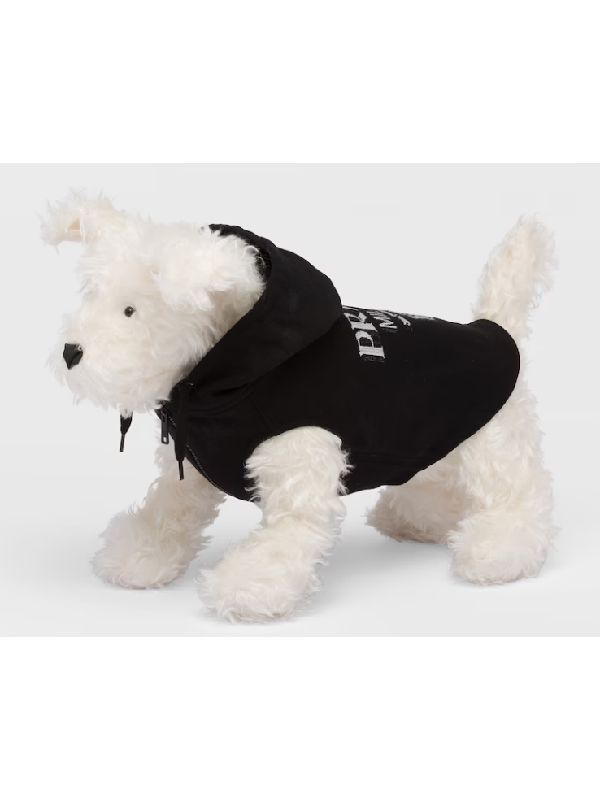 Jacquard Logo Cotton Pet Hoodie