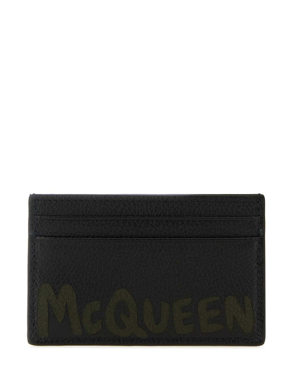 Alexander Mcqueen Black Card Holders
