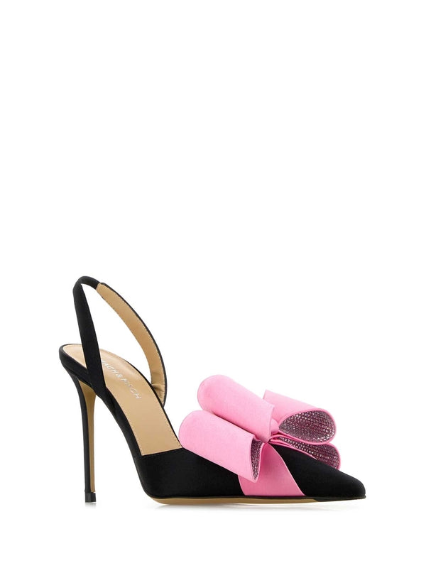 Double Bow Slingback Heelss