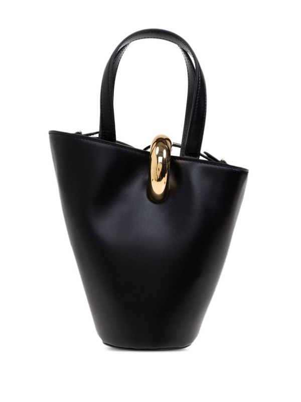 BAMBOLA Logo Leather Bucket Bag