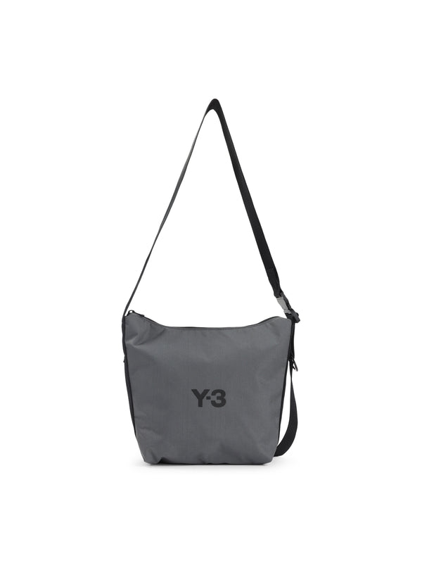 Y-3 Grey Cross Bags