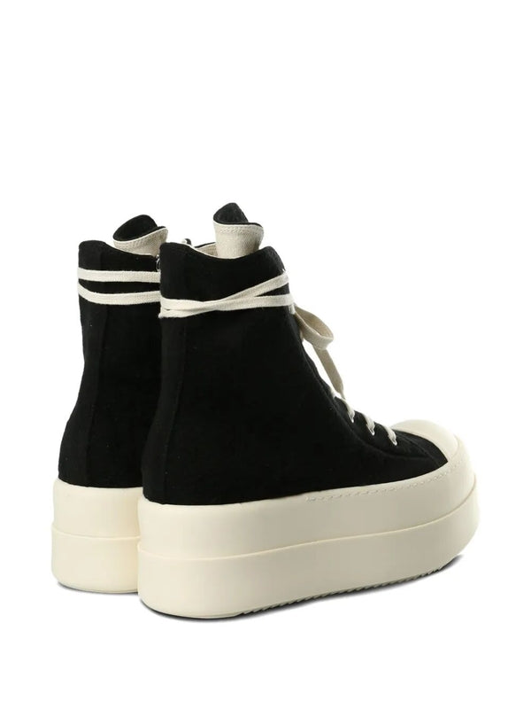 Rick Owens Dark Shadow Black Lace-Up Boots