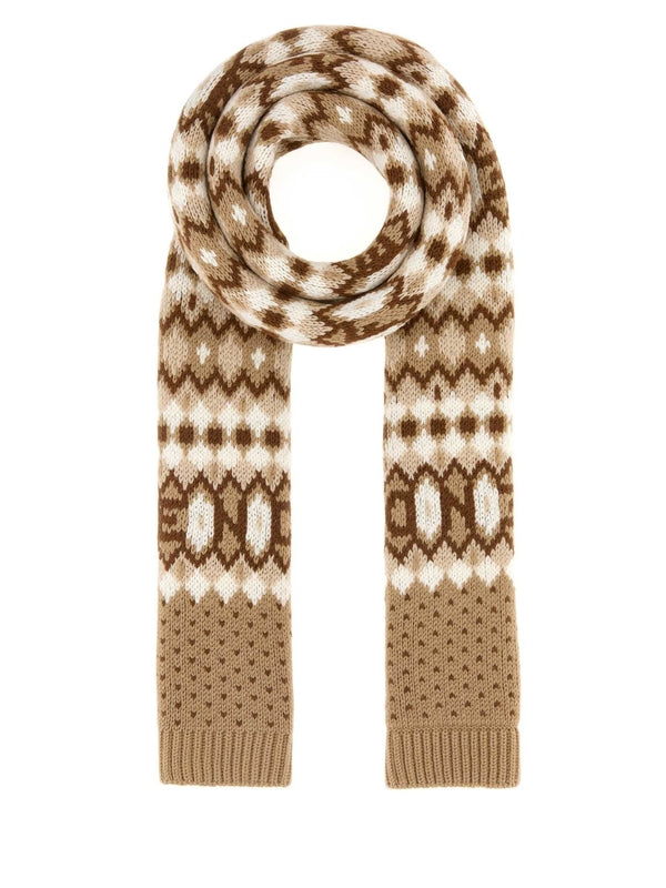 Fendi Beige Wool Mufflers