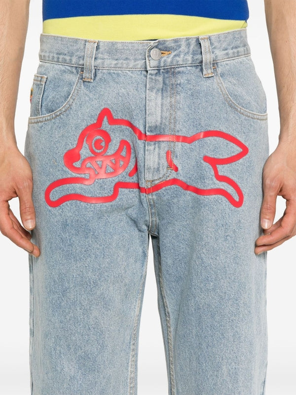 Ice Cream Sky Blue Denim Pants