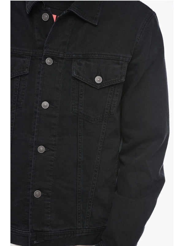 Contrast Stitch Denim Jacket