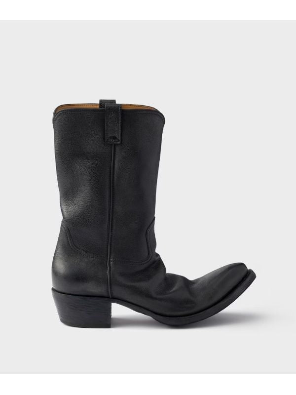 Prada Black Middle Boots