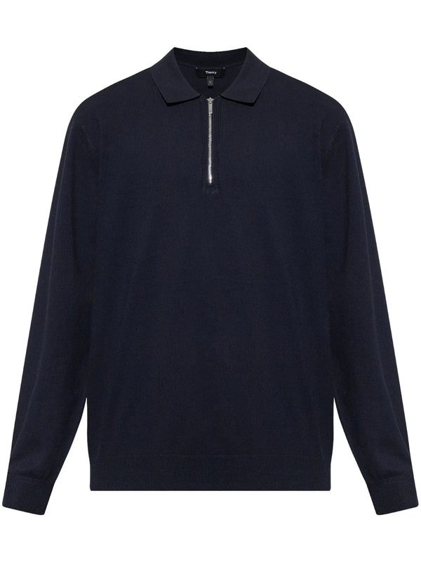Theory Navy Polo Shirts