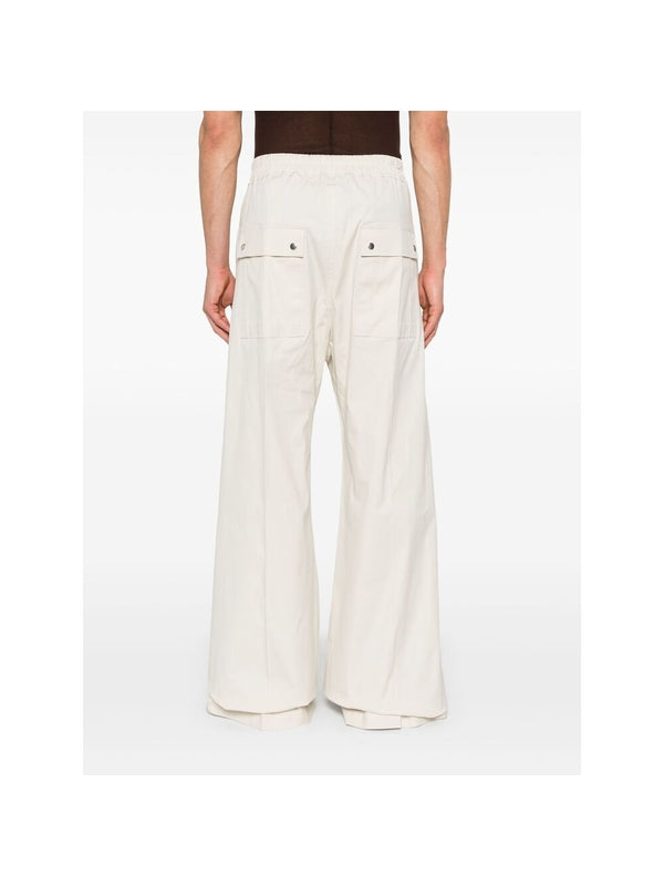 Bella Drawstring Wide Cotton
  Pants