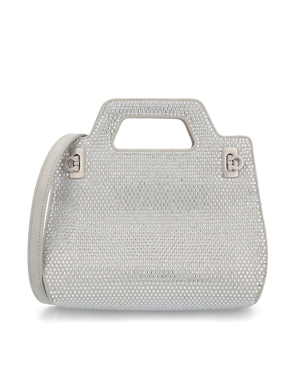 Wanda Crystal Mini Tote Bag