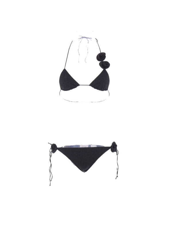 Oseree Black Beachwear