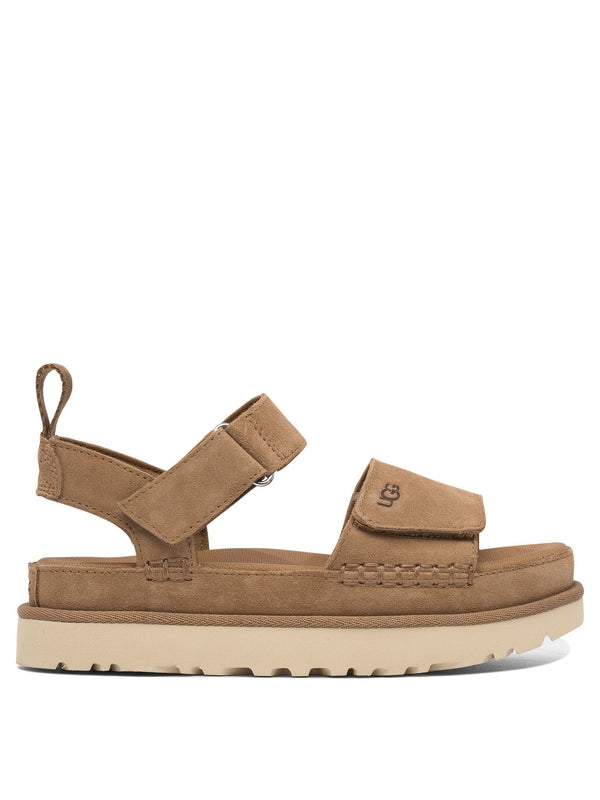 Golden Star Leather Sandals