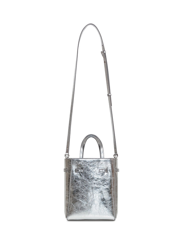 Voyou Metallic Leather Mini Tote Bag