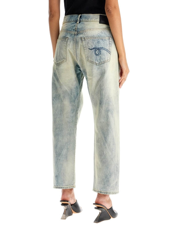 Crossover Denim Pants