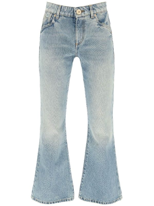 Washing Flare Denim Pants