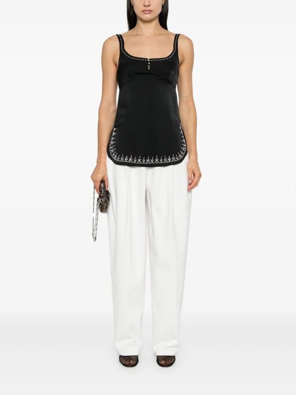 Bijou Embellished Sleeveless Top