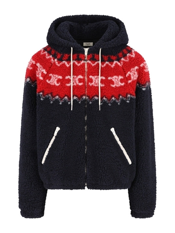 Triomphe Logo Hooded Jacket