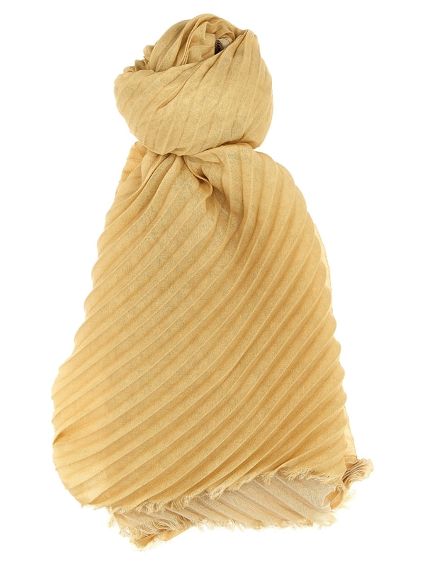 Double Pleats
  Silk Scarf