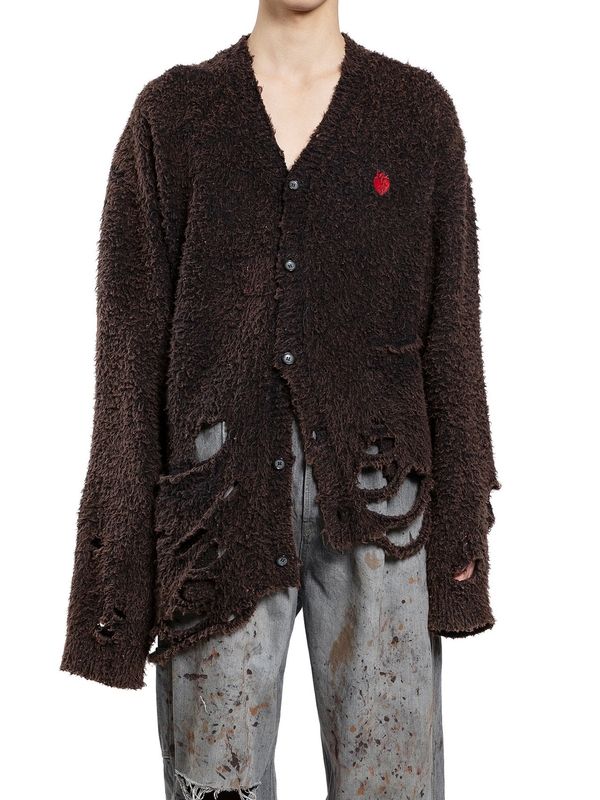 Zombie Silhouette Cotton Cardigan