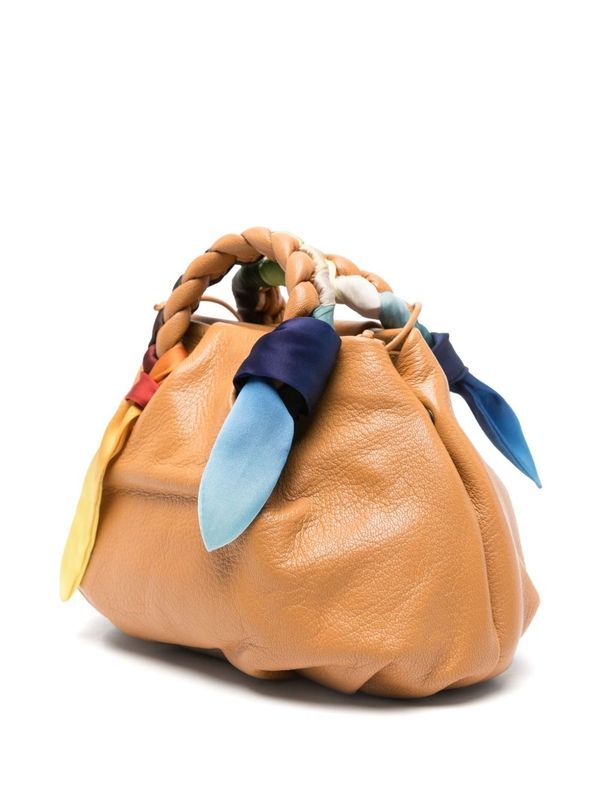 Bombon Tie
  Decoration Leather Tote Bag