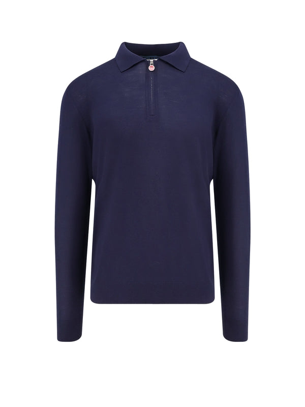 Kiton Navy Polo Shirts