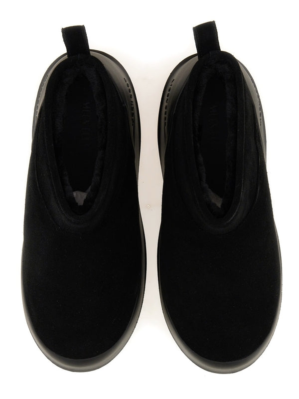 Black Sweat Ankle Boots