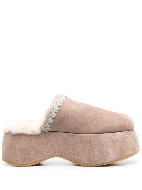 Chunky Platform Suede Blopers