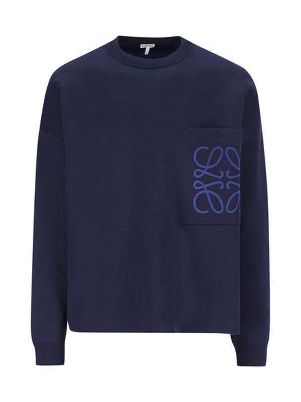 Anagram Logo Pocket Sweatshirt