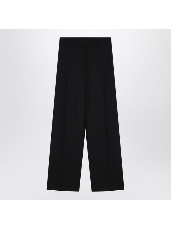 Ampezzo Wide Wool Tailored Pants