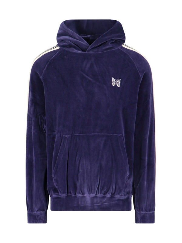 Needles Navy Hoodies