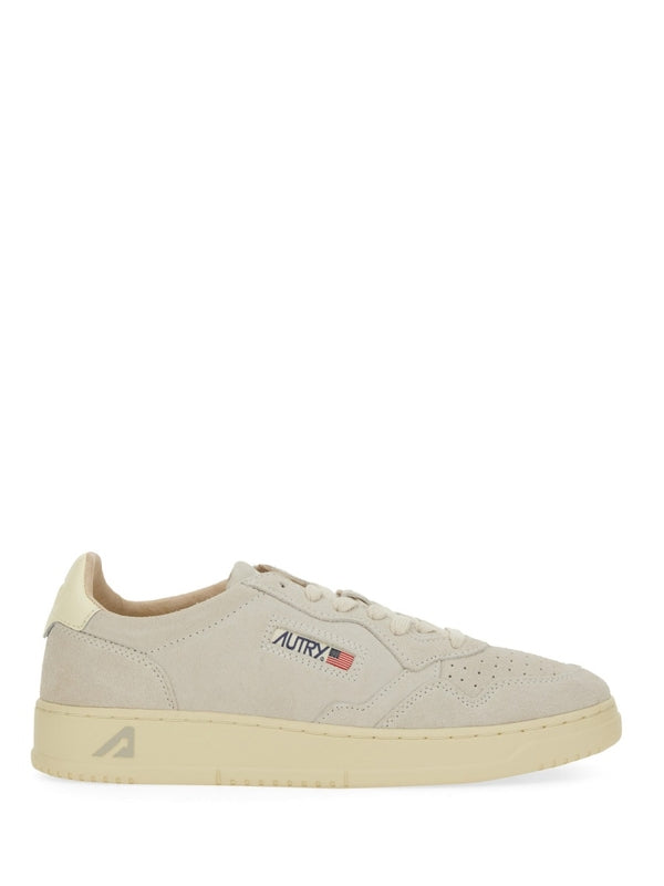Autry Beige Low Top Sneakers
