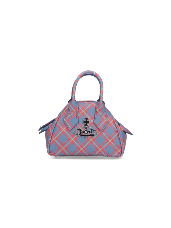 Yasmin Check Pattern Tote Bag