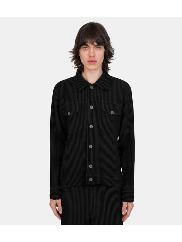 Homme Plisse Issey Miyake Black Trucker