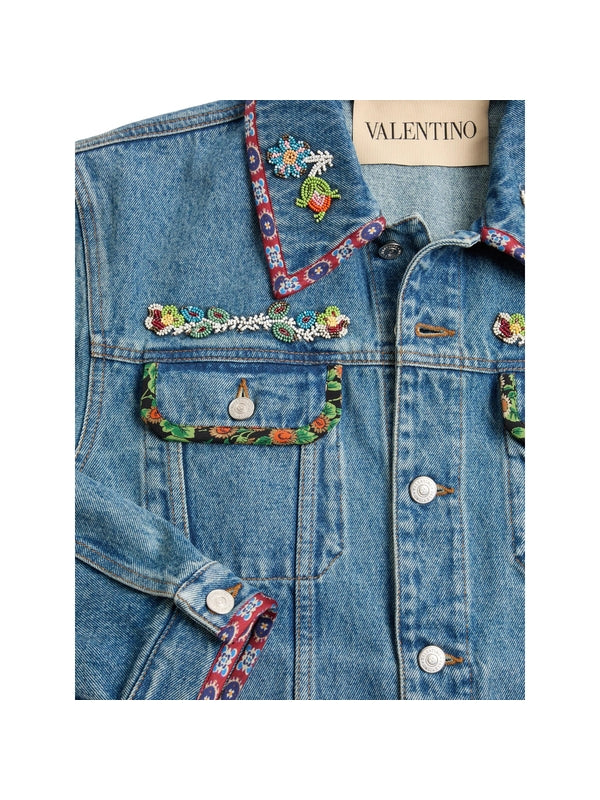 Valentino Blue Trucker