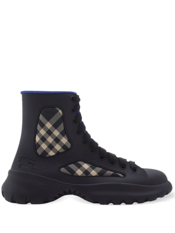 Boulder Check Insert Laceup Boots