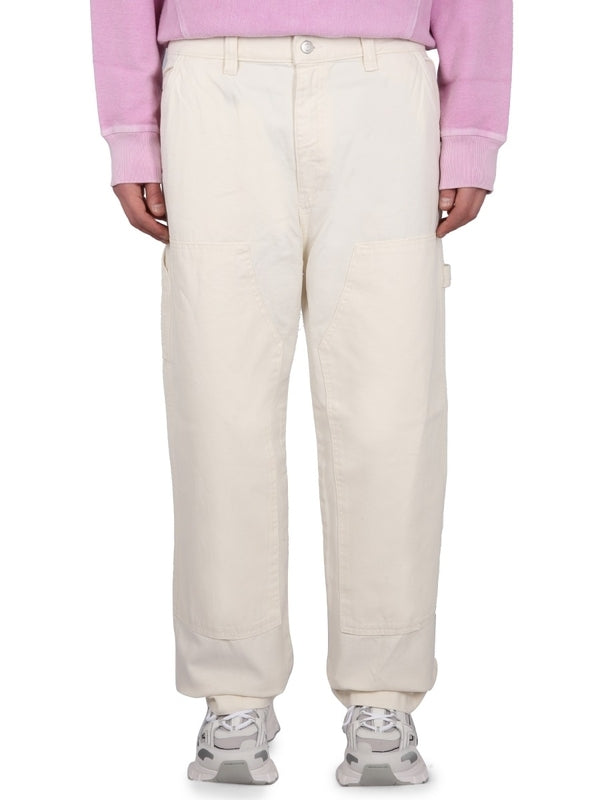 Straight-Leg Denim Pants