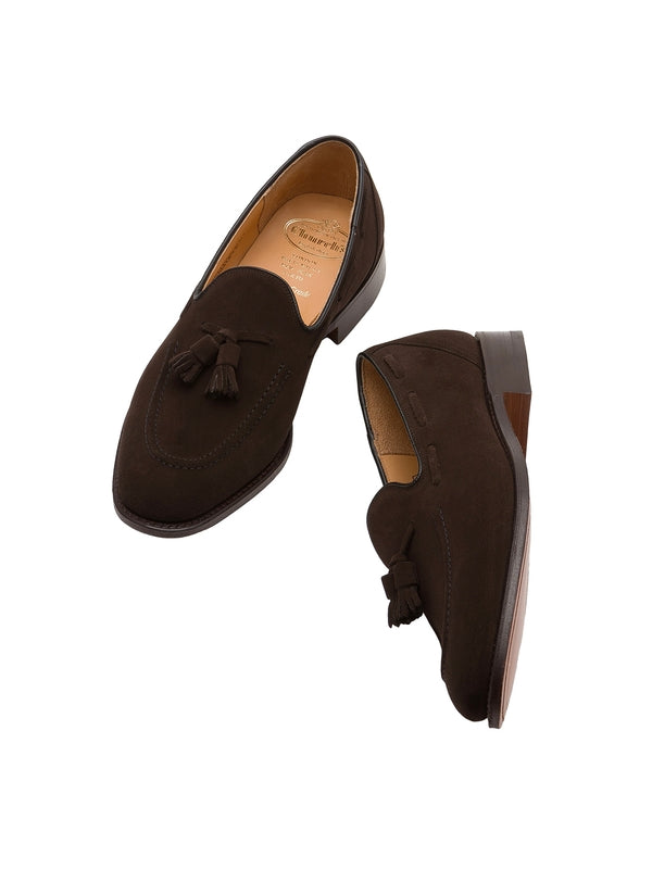 Tassel Accent Calfskin Loafers