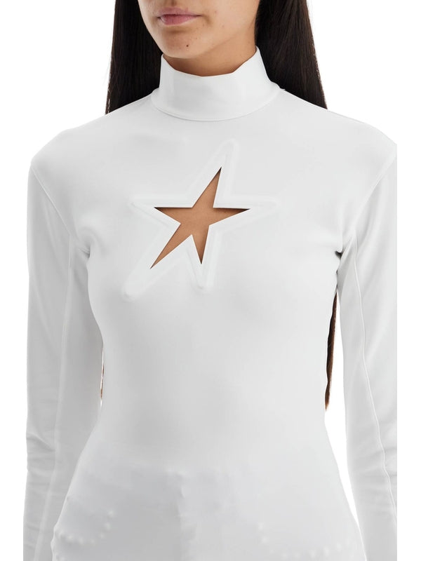 Star Cutout Long Sleeve Top