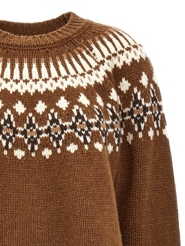 Logo Jacquard
  Wool Knit