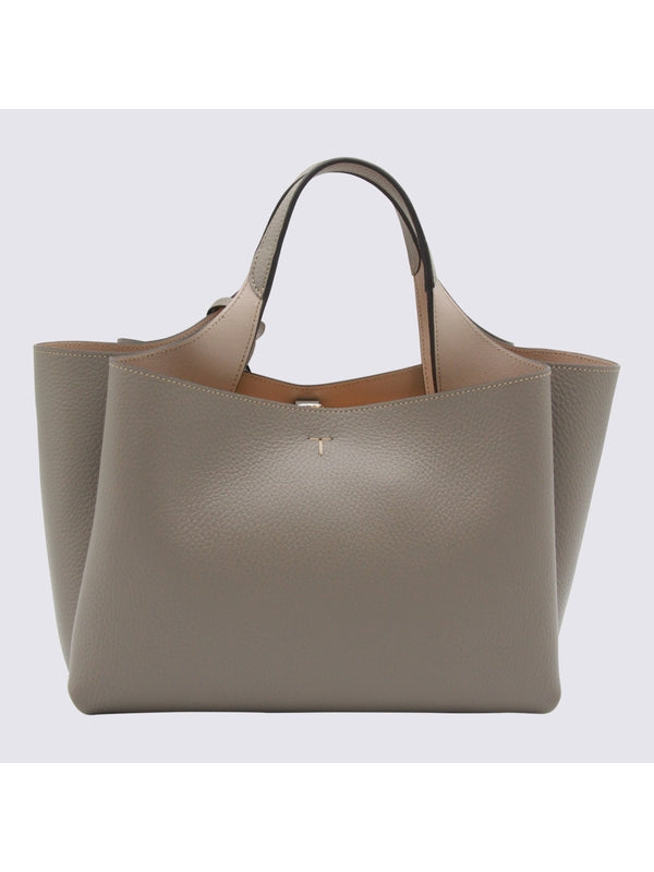 Tod'S Grey Tote Bags