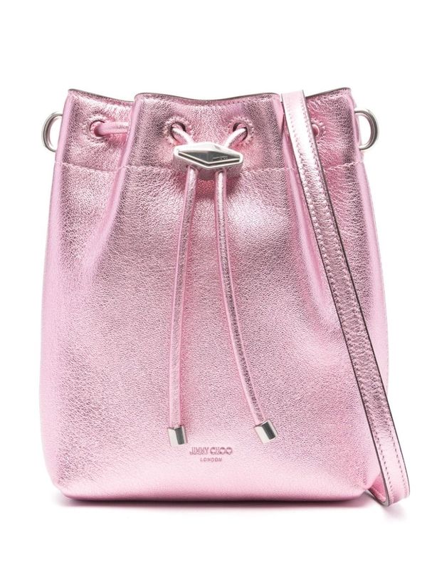 Bon Bon Leather Bucket Bag