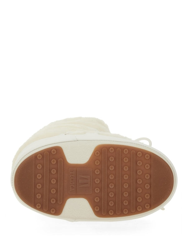 Moon Boot White Lace-Up Boots