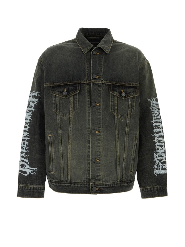 Balenciaga Black Trucker Jacket