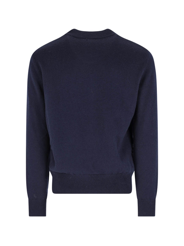 Sunflower Navy Knitted