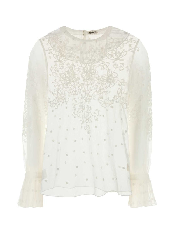 MIDDLEMIST Floral Embellished Blouse