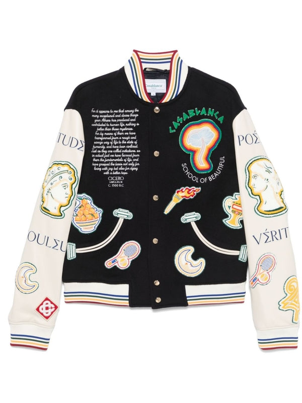 Patchwork Varsity Jacket