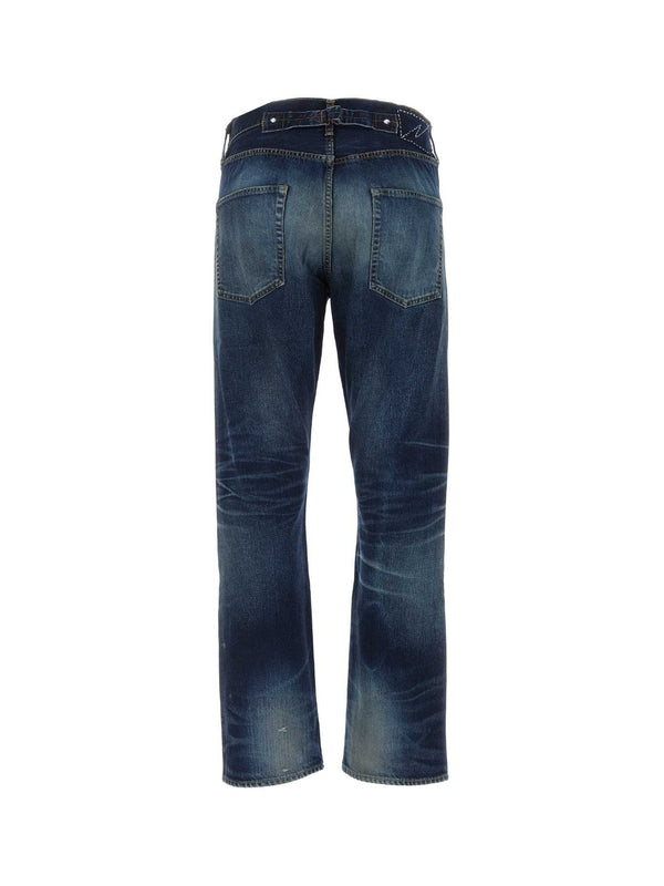 Vintage Washing Denim Pants