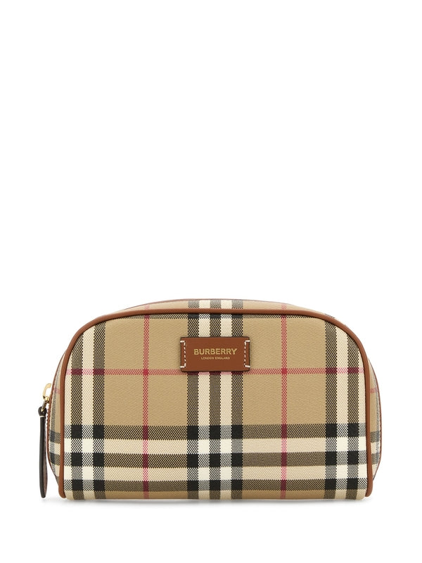 Vintage Check Pouch