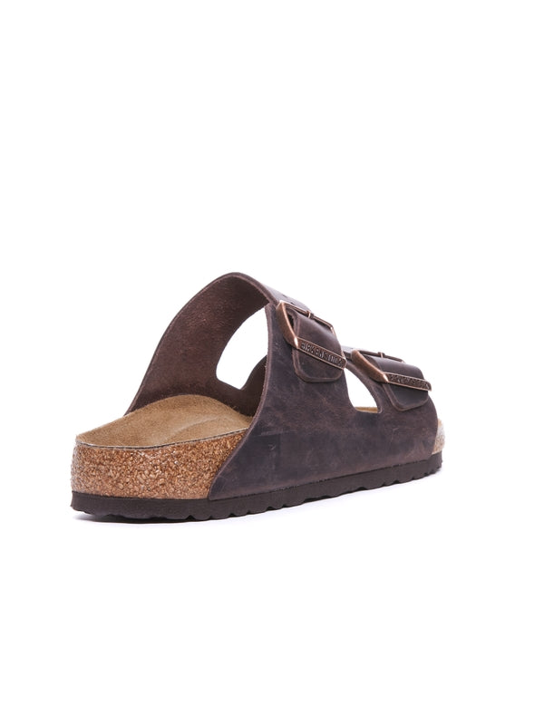 Arizona Buckle Suede Sandals