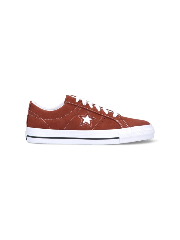 Converse Burgundy Low Top Sneakers